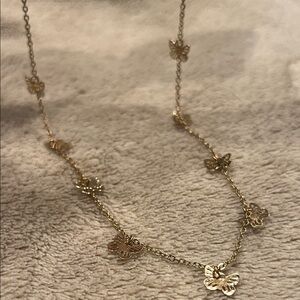 Altar'd State Gold and Silver Butterfly Necklace